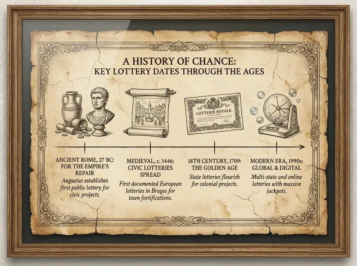 彩票历史编年时间线展示从古罗马到现代的重要里程碑